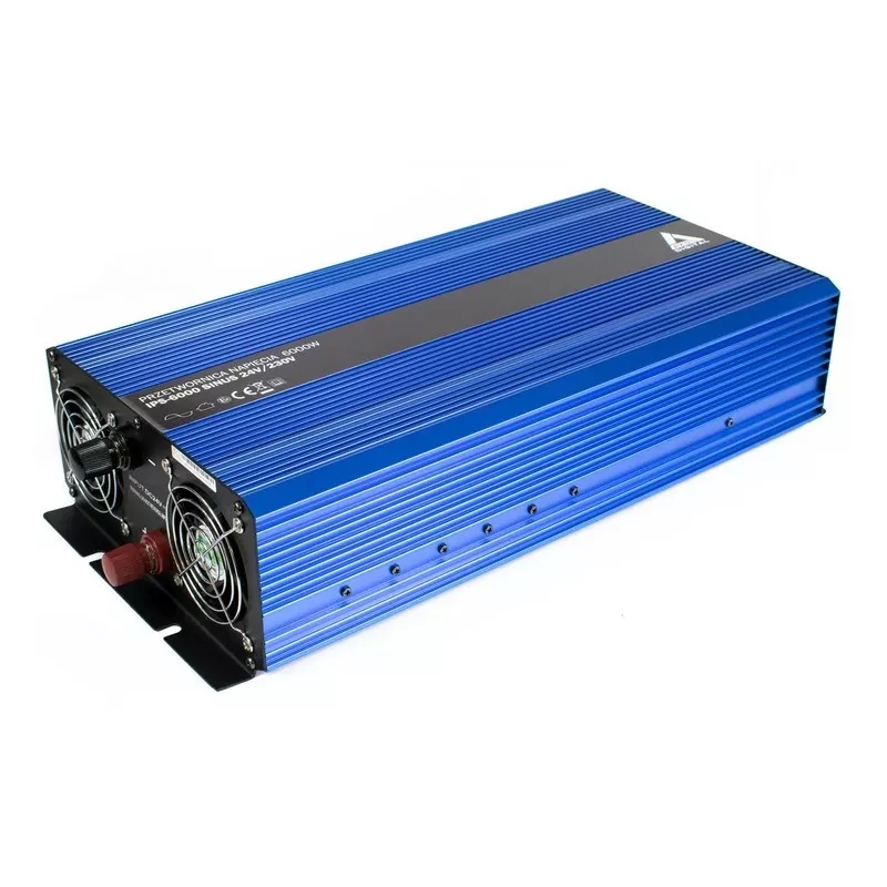 AZO Digital 24V DC naar 230V AC Pure Sine Wave Omvormer 6000W IPS-6000S