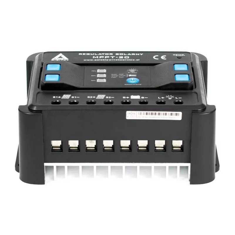 AZO Digital Solar MPPT Laadregelaar 12/24V 20A