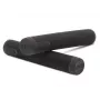 Aztek Lite Grips Ruby – geribbelde TPR-stepgrepen met stuurdoppen (paar)