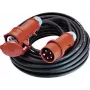 Bachmann 344.172 verlengkabel voor buiten 25m H07RN-F 3G1.5 IP44 Schuko zwart