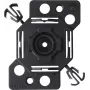 Bachmann 375.542 montageplaat voor enkel apparaat 50x50 mm, zwart