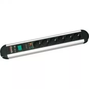 Bachmann PRIMO 8-voudige stekkerdoos met schakelaar, 1,75 m, zwart 331.007