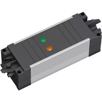 Bachmann STEP ALU stekkerdoos met overspanningsbeveiliging en 1 Schuko-stopcontact, GST18-ingang