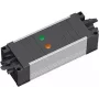 Bachmann STEP ALU stekkerdoos met overspanningsbeveiliging en 1 Schuko-stopcontact, GST18-ingang