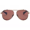 BALMAIN BPS-125E-62 heren pilot zonnebril gunmetal grijs 62mm
