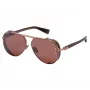 BALMAIN BPS-125E-62 heren pilot zonnebril gunmetal grijs 62mm