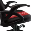 Baracuda ABALONE-B/R gamingstoel zwart/rood – ergonomisch PU-leer, 2D-armleuningen, gaslift klasse 4