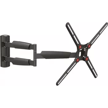 BARKAN BM343XL volledig beweegbare tv-wandbeugel voor 13-65 inch tv's, 4 scharnieren, uitschuifbare arm, zwart