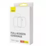 Baseus 41mm NanoCrystal schermfolie voor Apple Watch 7/8/9, 2-pack, transparant
