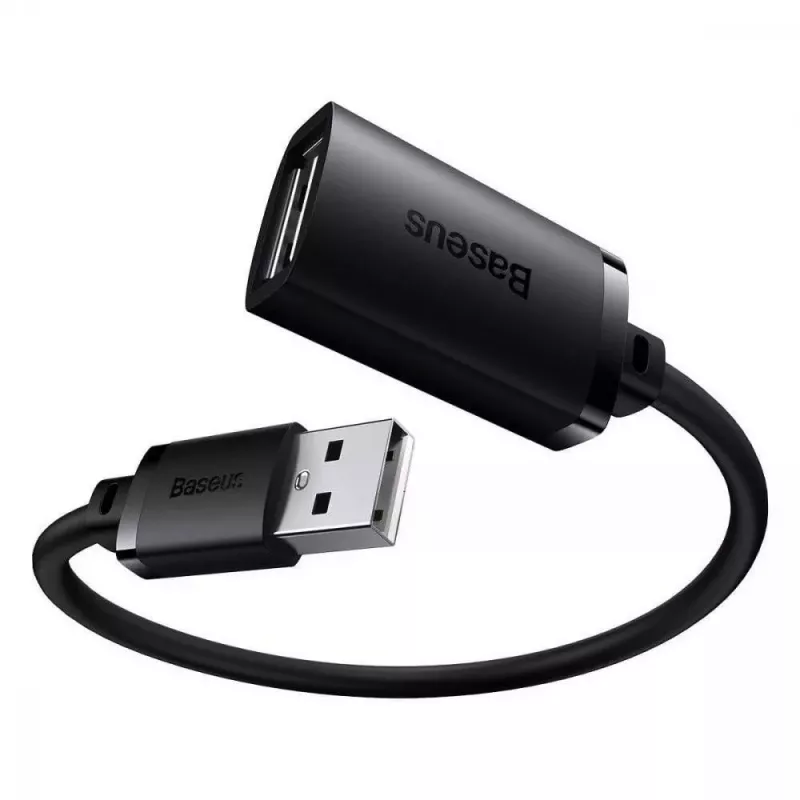 Baseus AirJoy Series USB 2.0 verlengkabel 1,5 m zwart