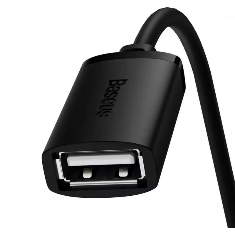 Baseus AirJoy Series USB 2.0 verlengkabel 1,5 m zwart