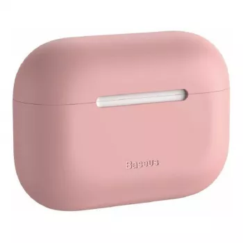 Baseus AirPods Pro Silica siliconen beschermhoes roze