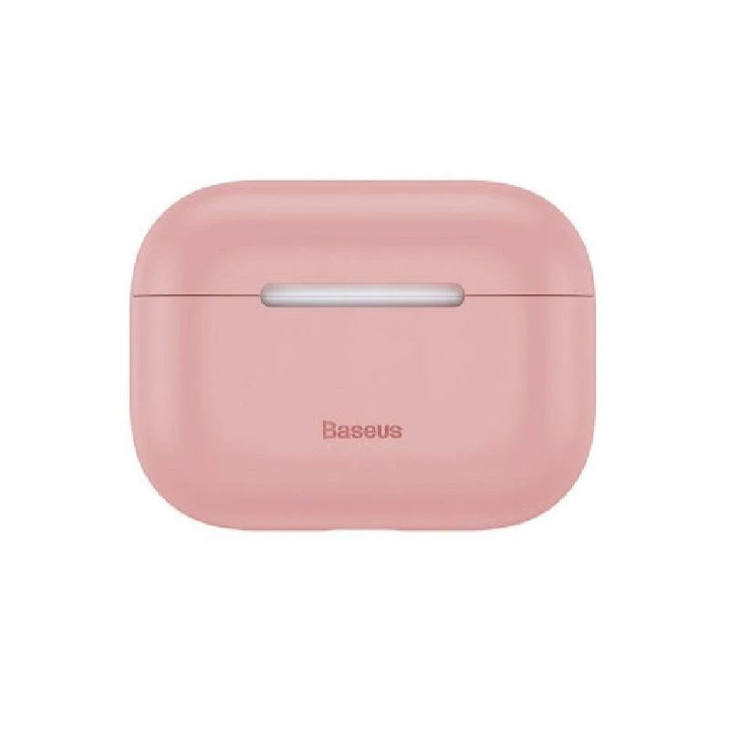Baseus AirPods Pro Silica siliconen beschermhoes roze