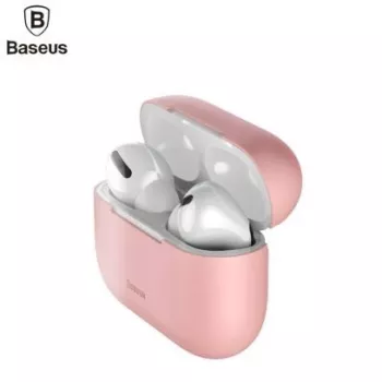 Baseus AirPods Pro Silica siliconen beschermhoes roze