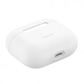 Baseus Apple AirPods 3 Superdun Siliconen Hoesje Wit