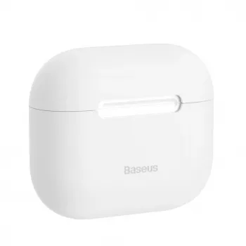 Baseus Apple AirPods 3 Superdun Siliconen Hoesje Wit