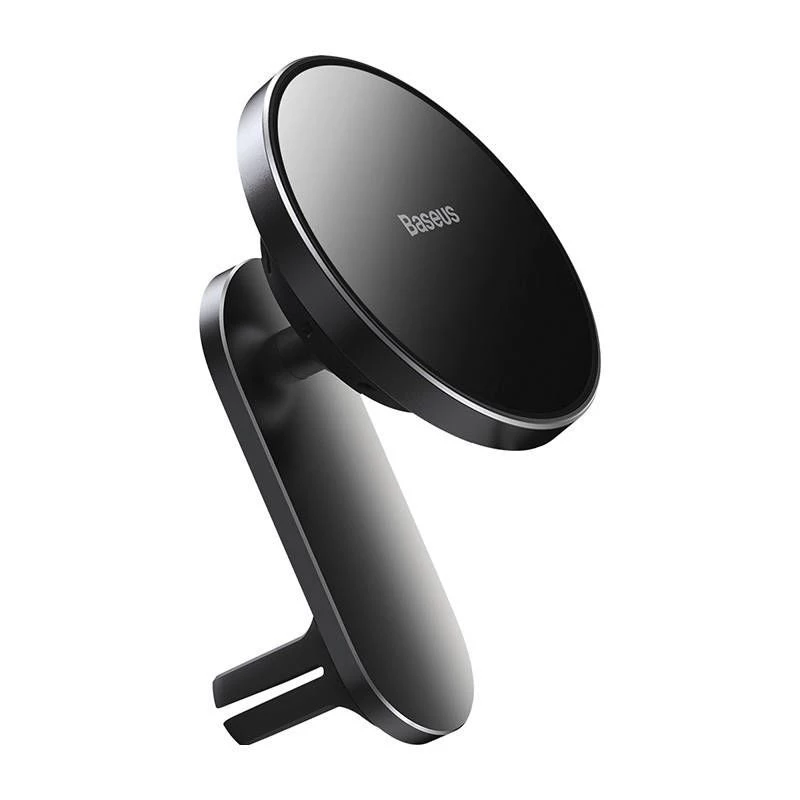 Baseus Big Energy auto-houder met draadloze oplader 15W voor iPhone 12/13 (zwart)