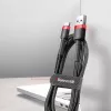 Baseus Cafule kabel robuuste nylon gevlochten USB-A naar USB-C QC3.0 2A 3M rood (CATKLF-U09)