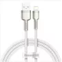 Baseus Cafule Metal USB-A naar Lightning kabel 1,0m 2,4A wit