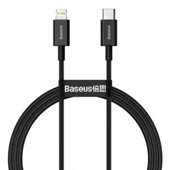 Baseus Superior Series USB-C naar Lightning-kabel, 20W PD, 1 m, Zwart (CATLYS-A01)