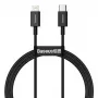 Baseus Superior Series USB-C naar Lightning-kabel, 20W PD, 1 m, Zwart (CATLYS-A01)