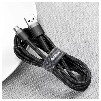 Baseus Cafule USB 2.0 Type-A naar Micro-B stekker-stekker kabel 2m (zwart)