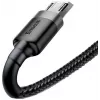 Baseus Cafule USB 2.0 Type-A naar Micro-B stekker-stekker kabel 2m (zwart)