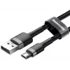 Baseus Cafule USB 2.0 Type-A naar Micro-B stekker-stekker kabel 2m (zwart)