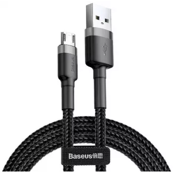 Baseus Cafule USB 2.0 Type-A naar Micro-B stekker-stekker kabel 2m (zwart)