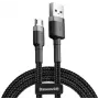 Baseus Cafule USB 2.0 Type-A naar Micro-B stekker-stekker kabel 2m (zwart)