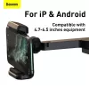 Baseus auto houder draadloze oplader Energy Storage Backseat telefoonhouder 15W zwart (WXHZ-01)