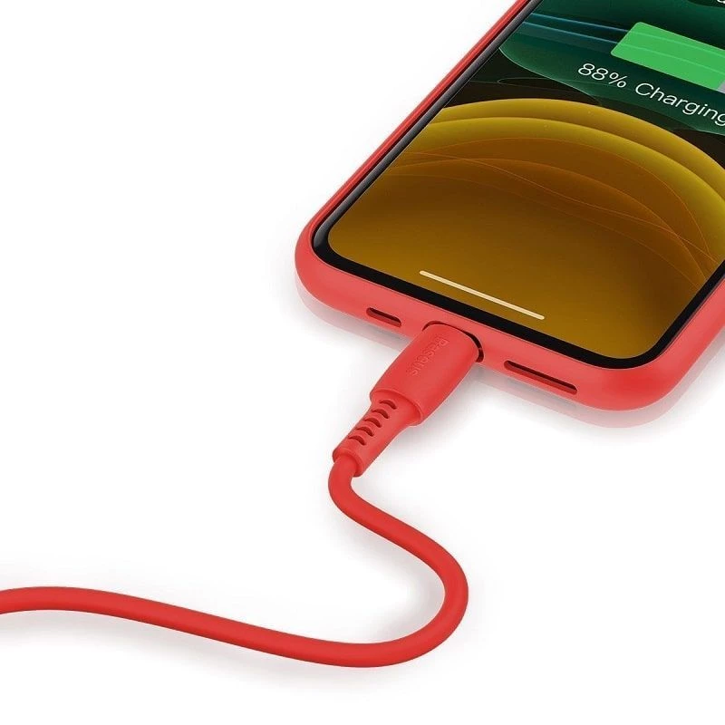 Baseus Colorful Cable USB-A naar Lightning 2.4A 1.2m rood