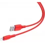 Baseus Colorful Cable USB-A naar Lightning 2.4A 1.2m rood