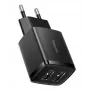 Baseus Compact oplader 2x USB 10.5W zwart