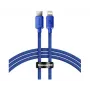 Baseus Crystal Shine Series USB-C naar Lightning kabel 1,2m blauw 20W snelladen & datasync