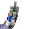 Baseus Crystal Shine-serie USB-C naar Lightning snellaad datakabel 20W 1,2m paars (CAJY000205)