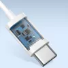 Baseus Encok C17 in-ear bedrade koptelefoon met USB Type-C microfoon wit (NGCR010002)