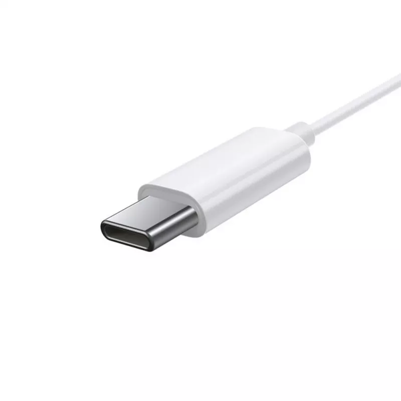 Baseus Encok C17 in-ear bedrade koptelefoon met USB Type-C microfoon wit (NGCR010002)