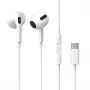 Baseus Encok C17 in-ear bedrade koptelefoon met USB Type-C microfoon wit (NGCR010002)