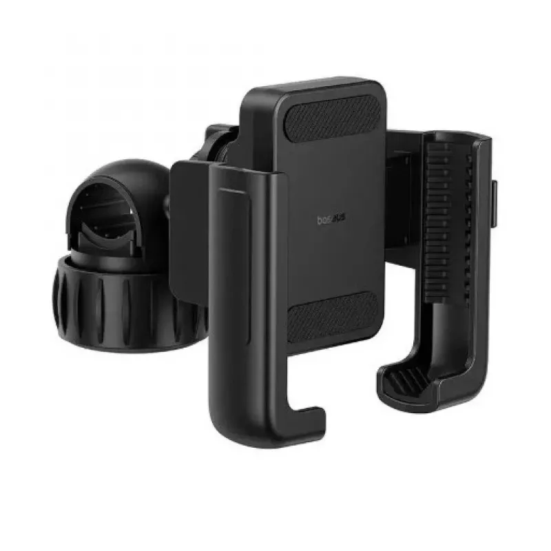Baseus GoTrip Series telefoonhouder voor fiets, scooter, brommer (5,7 - 7,2 inch), zwart