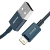 Baseus Lightning Superior Series kabel, snelladen, data 2,4A, 1m blauw (CALYS-A03)