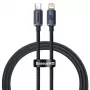 Baseus Lightning naar USB-C PD QC kabel 20W 480Mbps 1,2m zwart