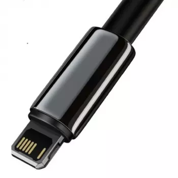Baseus Lightning Tungsten Series kabel 2,4A, 1m zwart (CALWJ-01)