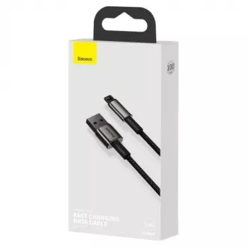 Baseus Lightning Tungsten Series kabel 2,4A, 1m zwart (CALWJ-01)
