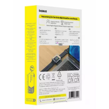 Baseus MagPro draadloze inductielader voor Apple Watch, 2,5W, zwart