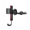 Baseus Metal Age Gravity autotelefoonhouder voor CD-sleuf (zwart) SUYL-J01