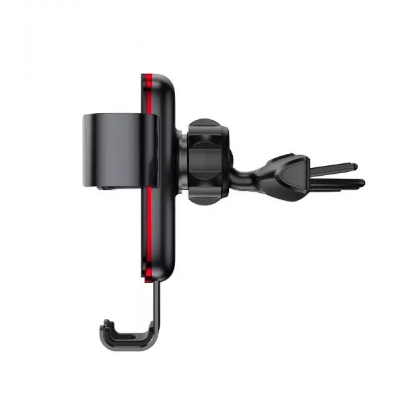 Baseus Metal Age Gravity autotelefoonhouder voor CD-sleuf (zwart) SUYL-J01
