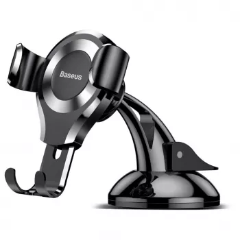 Baseus Osculum SUYL-XP0S Gravity Autohouder voor voorruit of dashboard - Zilver