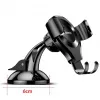 Baseus Osculum SUYL-XP0S Gravity Autohouder voor voorruit of dashboard - Zilver