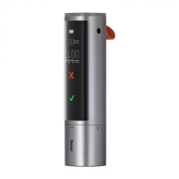 Baseus SafeJourney Pro alcoholtester voor in de auto, grijs, USB-C, 470 mAh